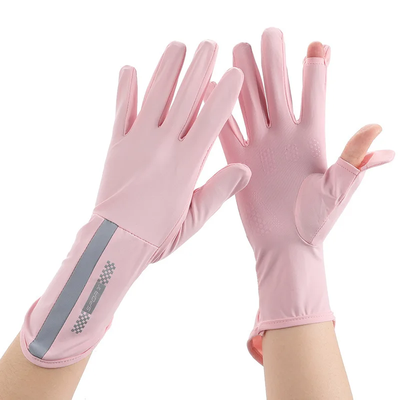Women's Gloves Cycling UV Protection Summer Anti-Sunburn Thin Anti