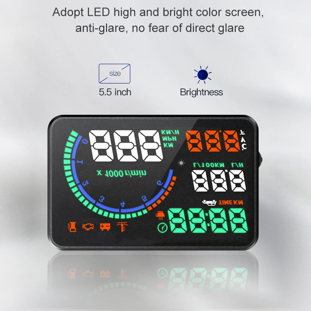 hud  ÷ ÷ I9 OBD2 HUD  ÷ ڵ ӵ   , ڵ ӵ RPM  а, ڵ  