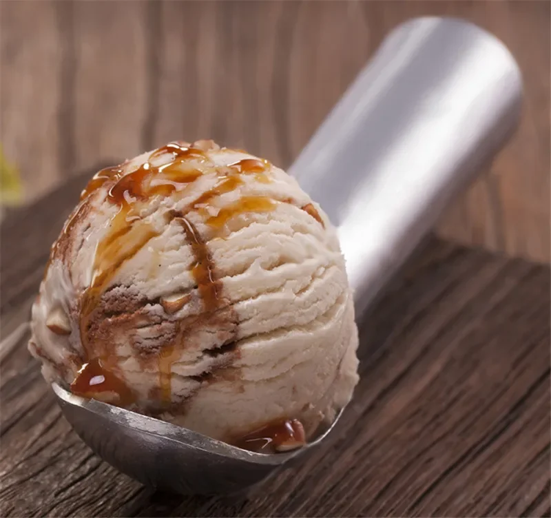 Spoon Portable Aluminum Alloy Non-stick Anti-feeze Ice Cream Baller Stainless Steel Scoop Home Kitchen Tools ice cream scoop