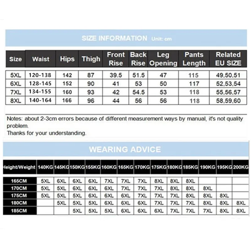 Plus Big Size Black Jeans Men 5XL 6XL 7XL 8XL 54 56 58 59 60 200KG Elastic Denim Trousers Extra Large Male Blue Pants Clothes 6