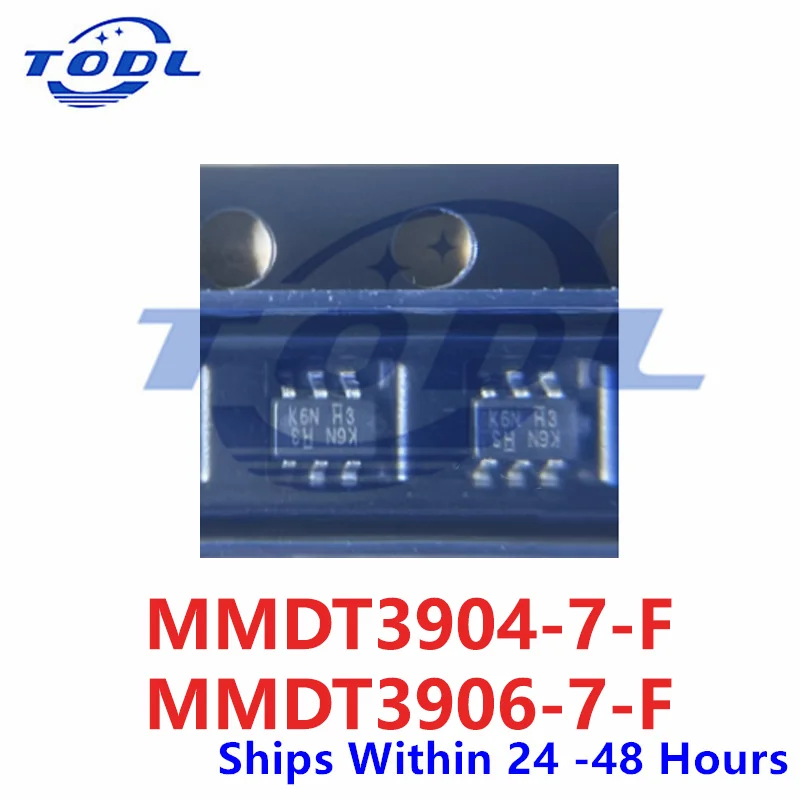 (10개) MMDT3904 MMDT3904-7-F K6N MMDT3906 MMDT3906-7-F K3N SOT-363