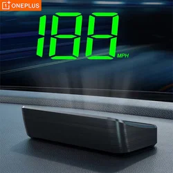 Speedometer HUD Head - Up Display with GPS Compass & Windshield Projection (Green MPH)