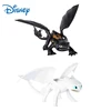 Disney How To Train Your Dragon 3 Toothless Light Fury Night Fury PVC Can Move Collectible Action Figure Toys for Children Gifts 1