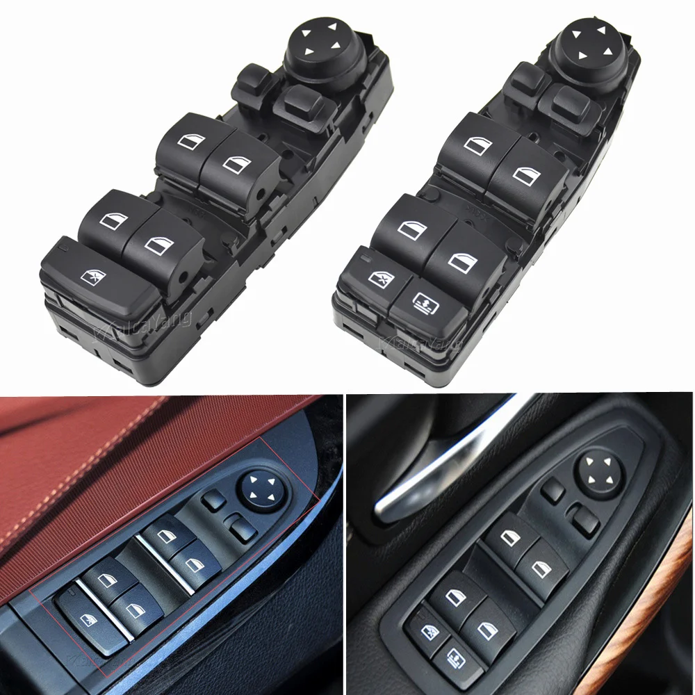 윈도우 단추 리프터 파워 마스터 윈도우 스위치 드라이버 사이드, BMW F06 F07 F10 F25 61319241955 61319238239, 신제품