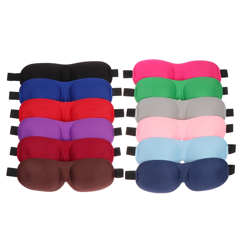 Eye Mask For Sleeping 3D Contoured Cup Blindfold Concave Molded Night Sleep Mask Block Out Light With Women Men 3