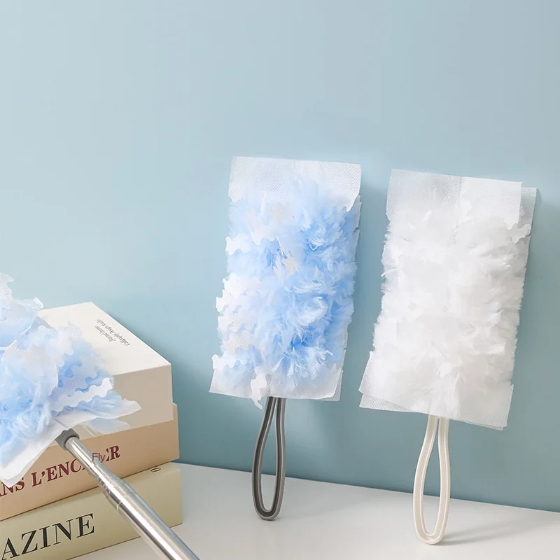 Electrostatic Dust-Removing Feather Duster for Household and Desktop Cleaning
