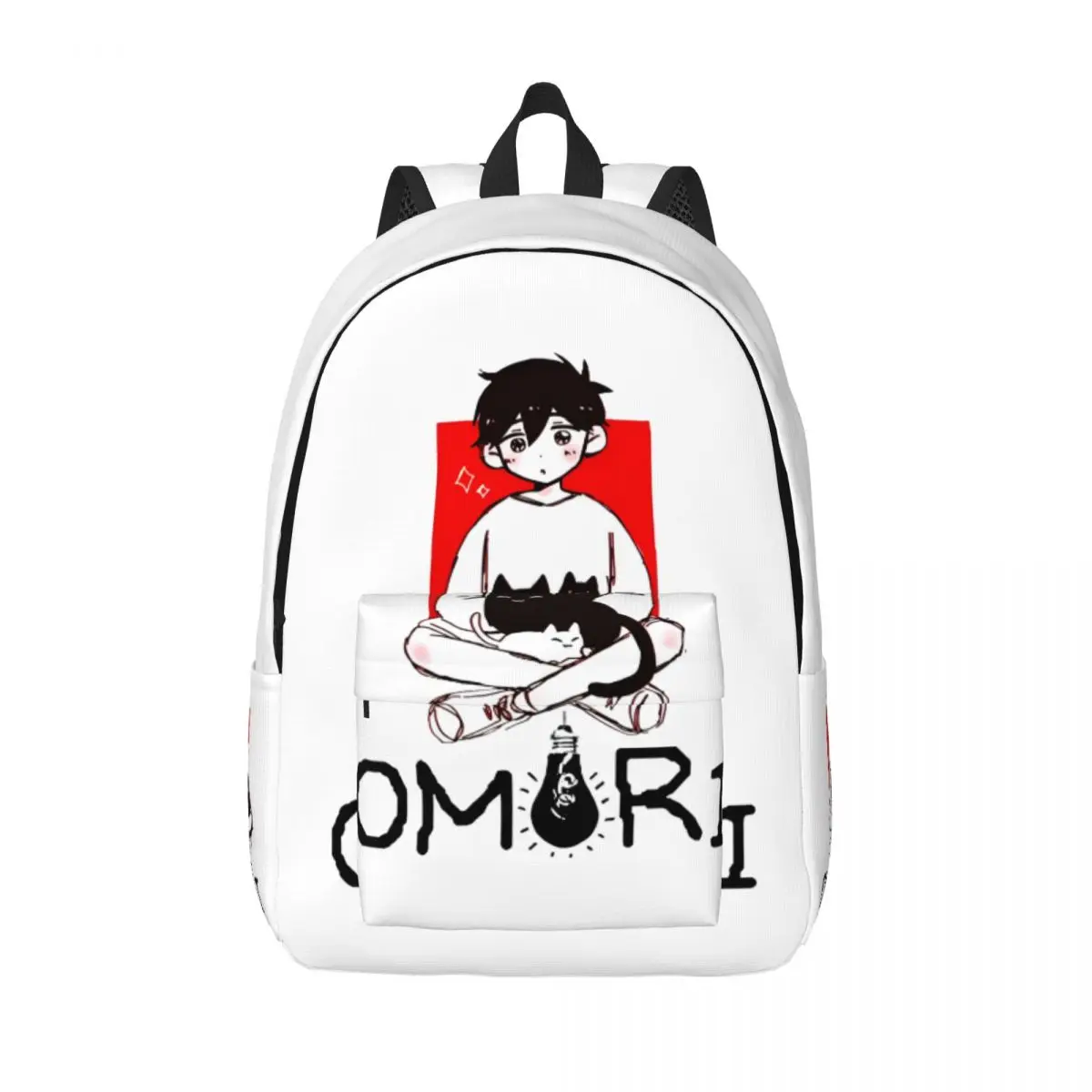 

Omori Game Cat Gift For Fans Backpack for Men Women Fashion Student Business Daypack College Canvas Bags Outdoor