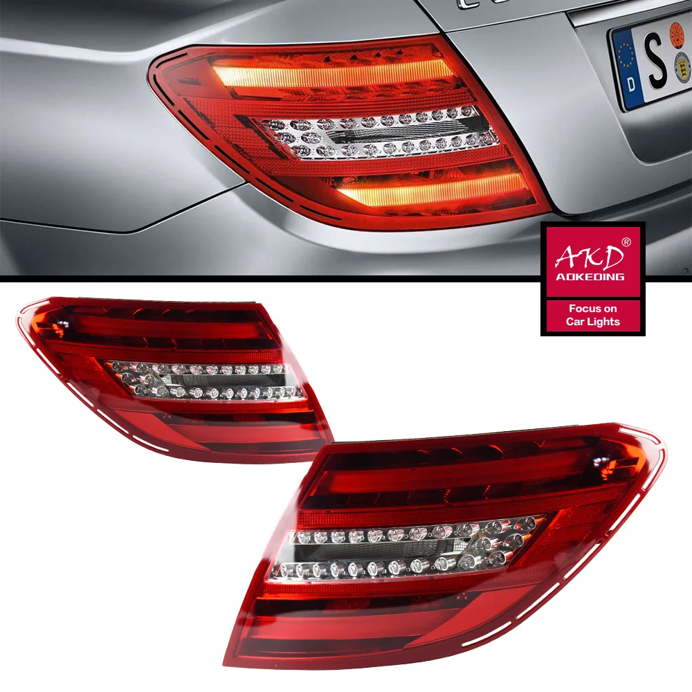 Tail Light For W204 C200 20072013 C300 C260taillights Rear Lamp Led