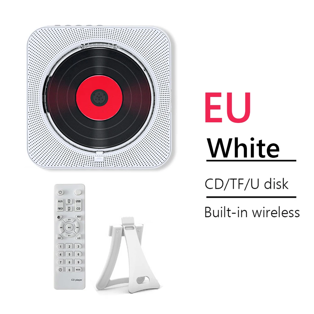 Bluetooth CDプレイヤー リモコン付き Bluetooth CDプレイヤー リモコン付き スピーカー付きポータブル