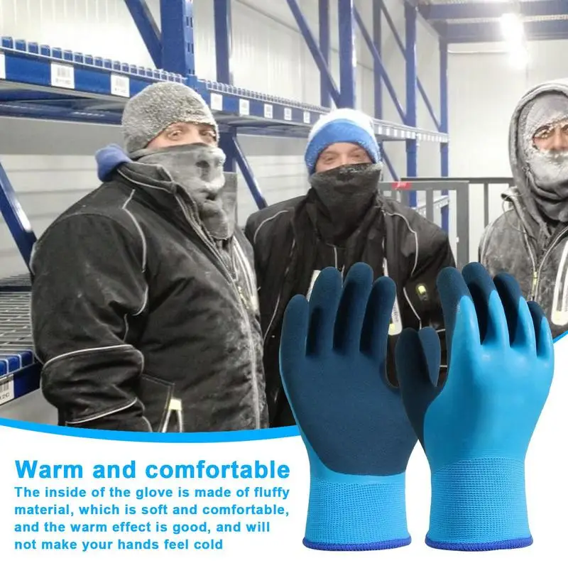 -30 Degrees Fishing Cold-proof Thermal Work Gloves Cold Storage Anti-freeze Unisex Wear Windproof Low Temperature Outdoor Sport 4
