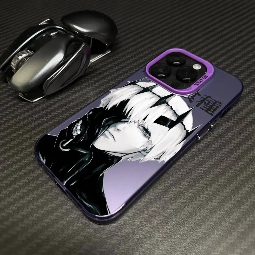 Tokyo Ghoul Kaneki Ken Silver Matte Shockproof Phone Case
