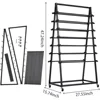 Ribbon Organizer,15 Tier Metal Vinyl Rolls Holder, Flower Store,Tie Scarf Rack Belt Towel Holder 3