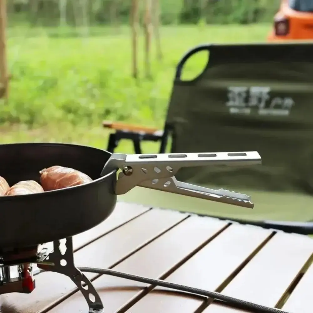 Outdoor Heat-resistant Alloy Pot Clip Household Bowl Clip Food Kitchen Dish Heat-resistant Kitchen Accessories 1pc kitchen clip