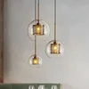 Nordic Modern Vintage Pendant Lamp Style Loft Restaurant Living Room Bar Bedside Glass Light Industrial Lighting Hanging Indoor 6