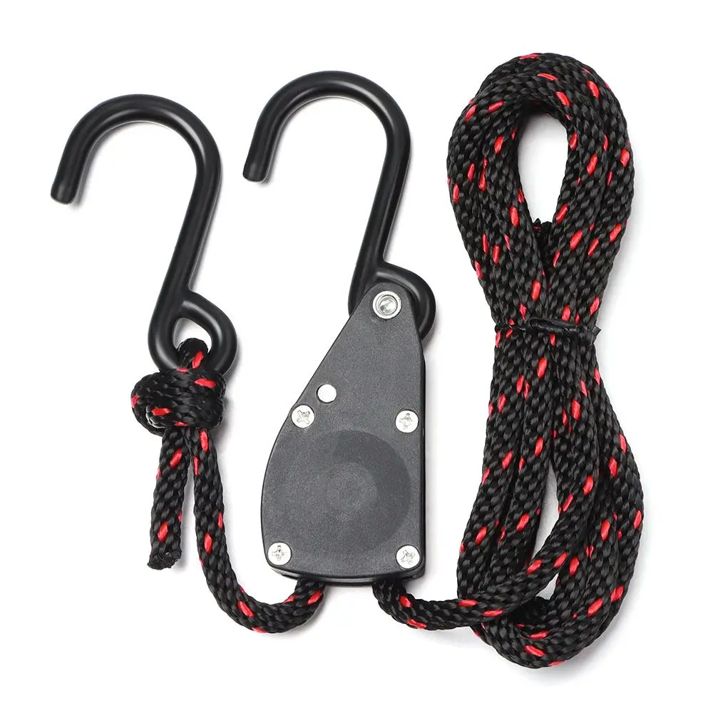 Pulley Ratchets Kayak And Canoe Boat Bow Stern Rope Lock Tie Down Strap 1/4  1/8 Inch Heavy Duty Adjustable Hanging Rope Clips - AliExpress