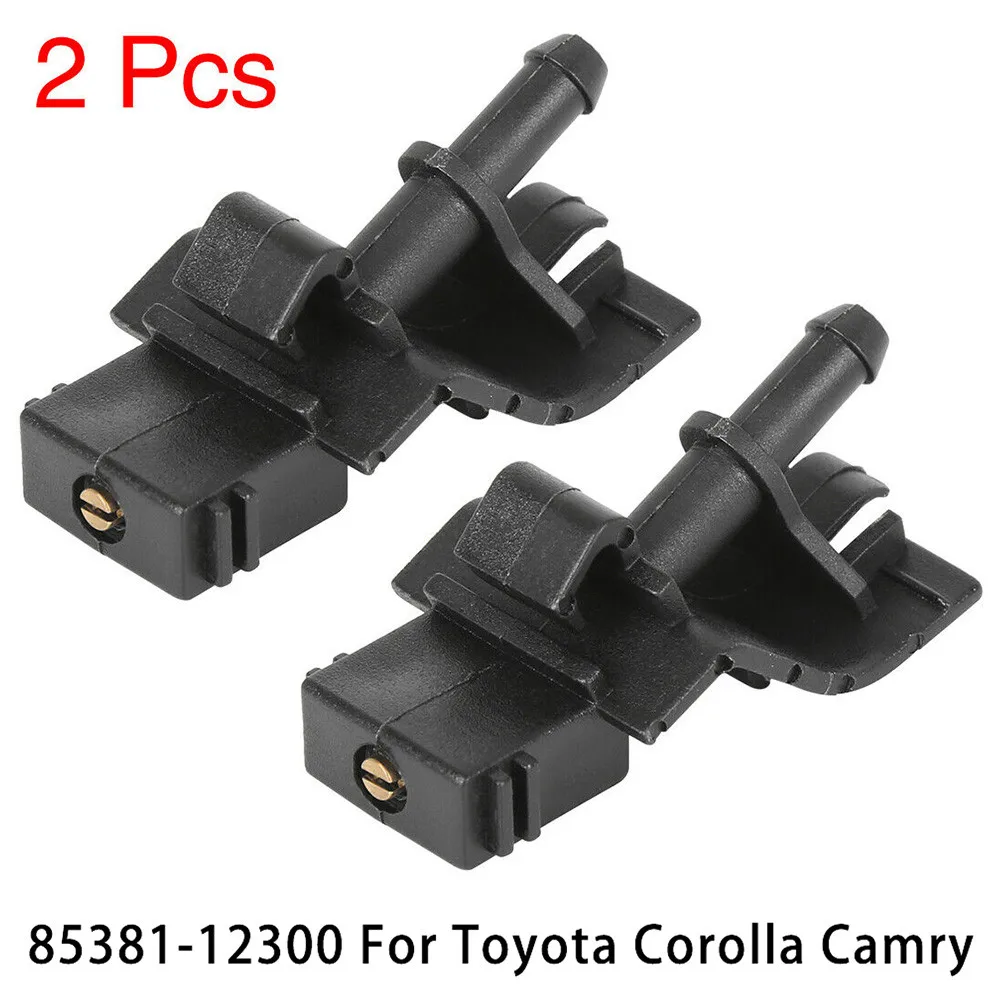 

1 Pair Car Windshield Washer Nozzle Jet Spray 85381-12300 For Toyota For Corolla Altis E140 2007-2013 For Camry XV40 2006-2012