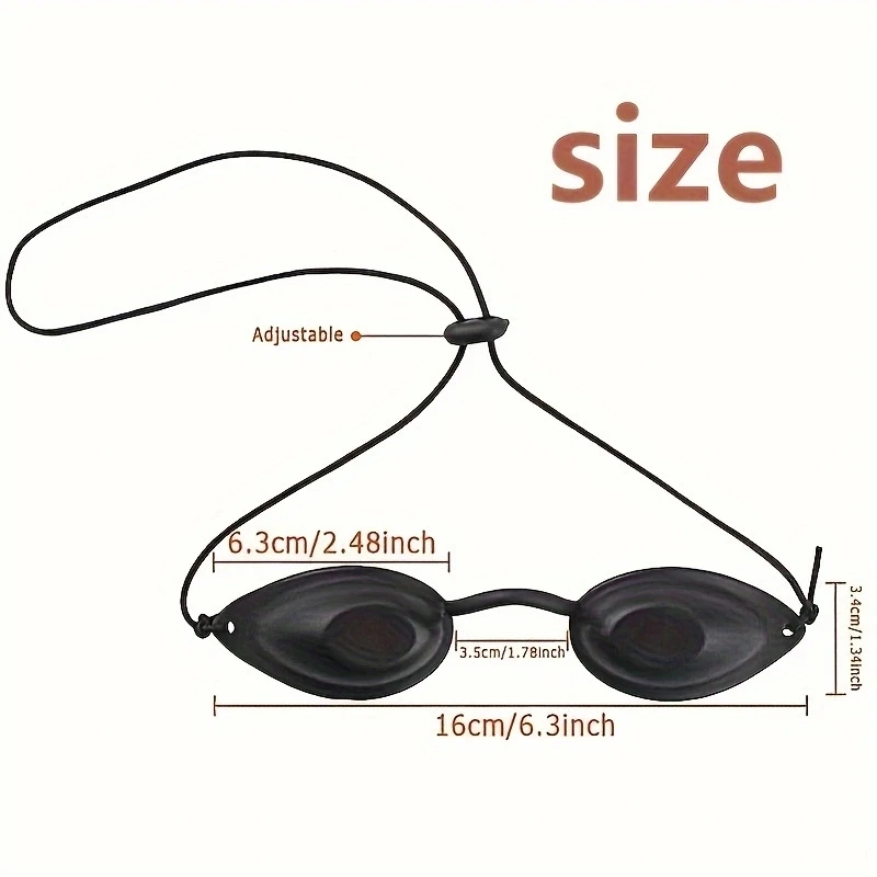 Laser Safety Goggles IPL protective glasses soft Eyepatch for Beauty OPT E light eyecup protective goggles protective glasses protective eye mask