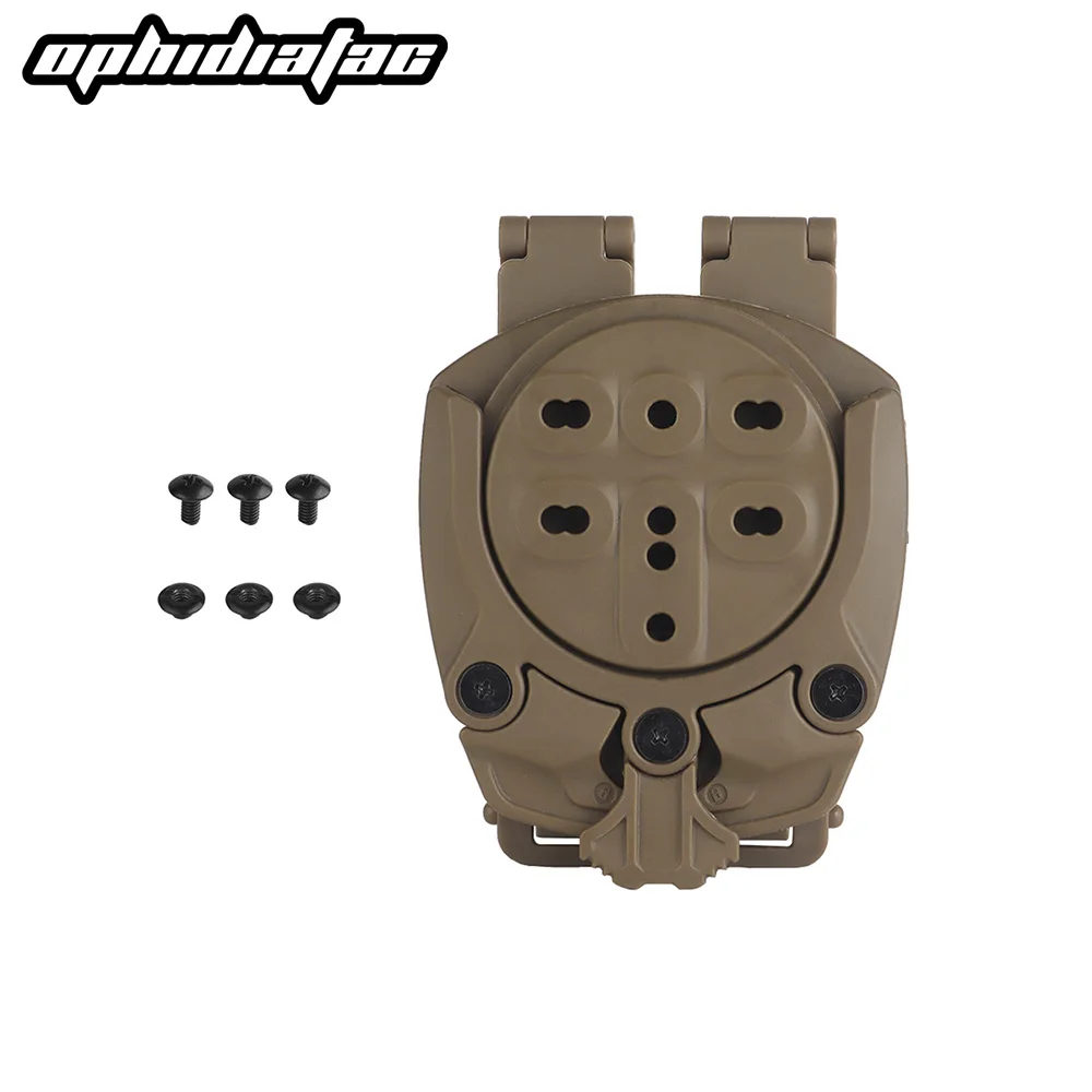 OPHIDIAN 360 Degree Base Adapter Waist Platform Mole Gun Holster Adapter Base Universal Quick Lock Kit Hunting Accessories