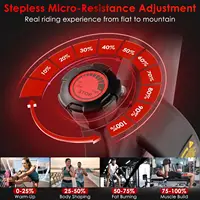 Vélo d'exercice avec résistance magnétique, vélo d'entraînement à domicile, vélo de spinning, vélo de fitness intérieur, moniteur LCD, réglable, jusqu'à 120 4