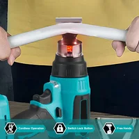 For Makita 18V Battery CordlessHandheld Wireless heating gun Max 500℃ Heat Gun 4 Nozzles For Crafts Shrink Tubing,Vinyl Wrap 2