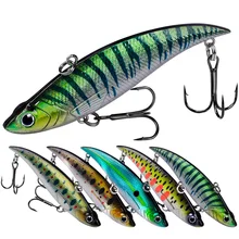 Fishing Lure Pencil Bait 9cm/19.5g Plastic VIB Sinking Hard Bait Hooks Quality Professional Fishing Tackle