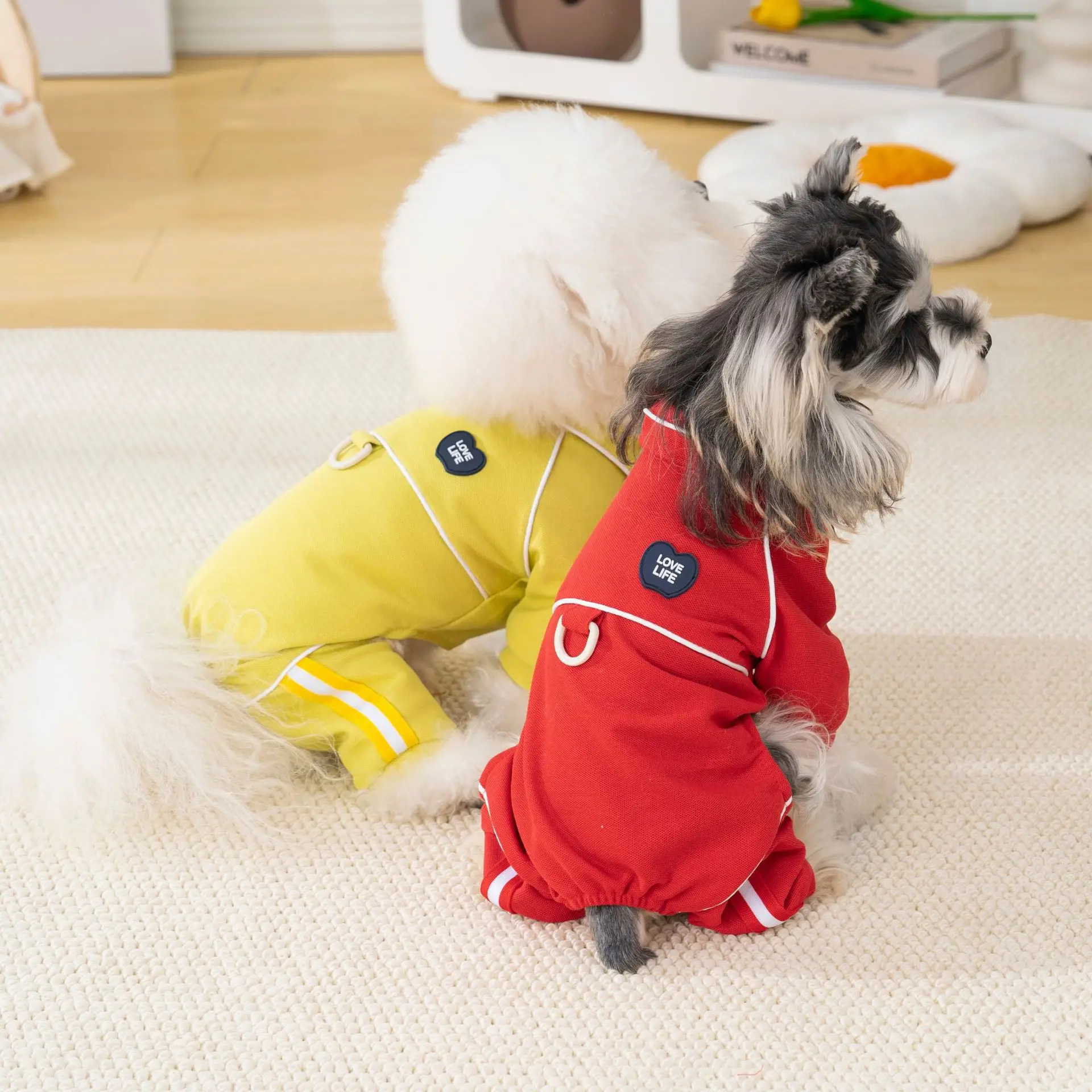 Modischer Hunde Jumpsuit Onesie Haustier Romper Für Welpen_voghion.com