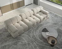 104" Modern Velvet Modular Sectional Sofa – 3-Seat Convertible Couch for Living Room, Apartment, Office Use - Image 2