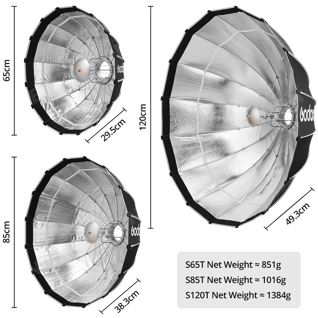 Godox S65T 25.6 Quick Release Umbrella Softbox S65T - Adorama