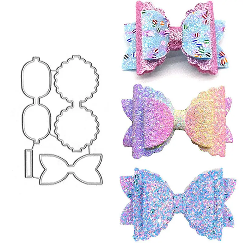 

Beautiful Cutting Die Bow Template Metal Cutting Dies Scrapbooking DIY Crafts Stamps Die Cut Embossing Card Make Stencil Frame