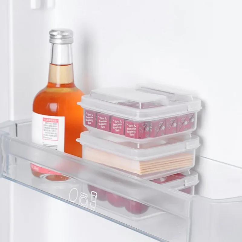 Cheese Slice Storage Box Butter Crisper Refrigerator Cheese Slice Container Transparent Seal Box Kitchen Supplies