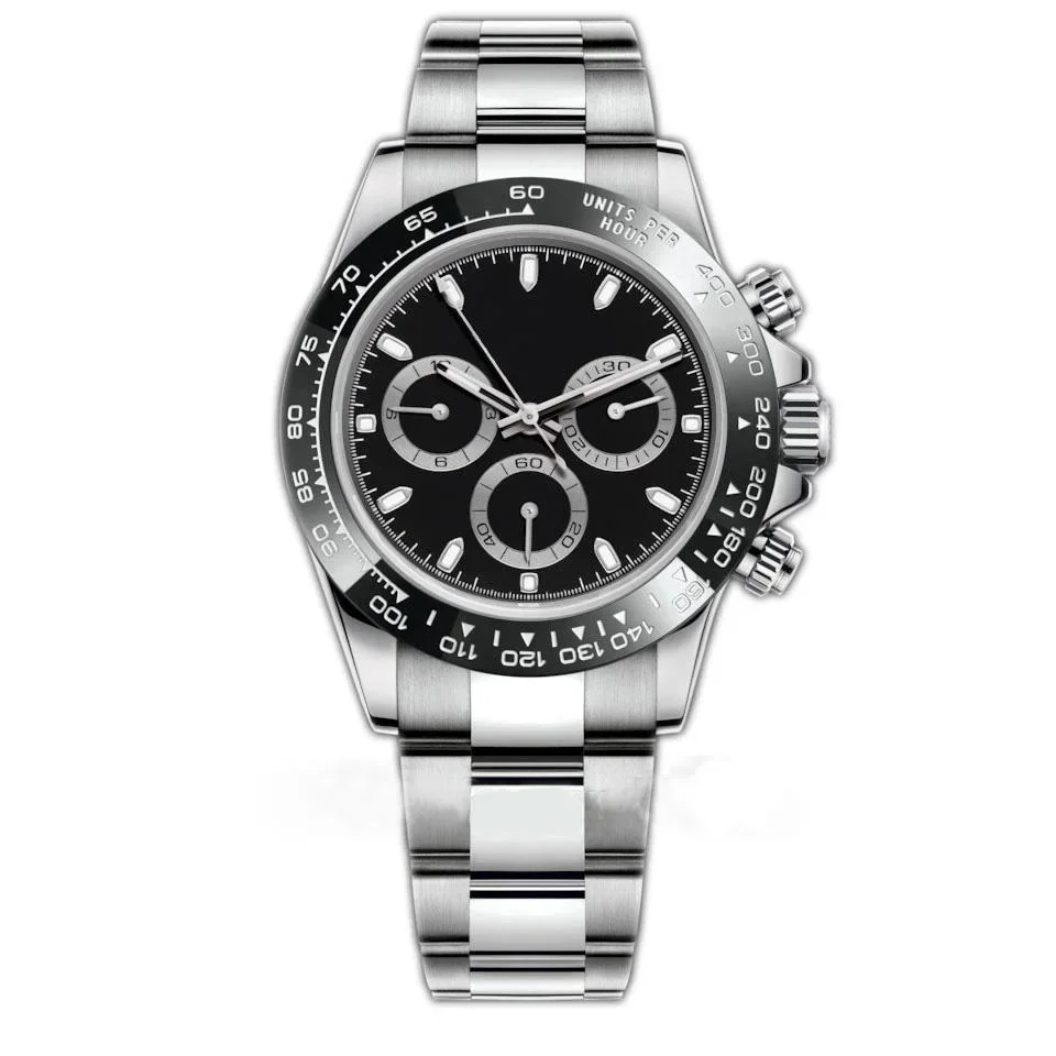 

New Mens Watch Automatic Mechanical Gold Green Stainless Steel Ceramic Bezel Sapphire Black Blue 40mm
