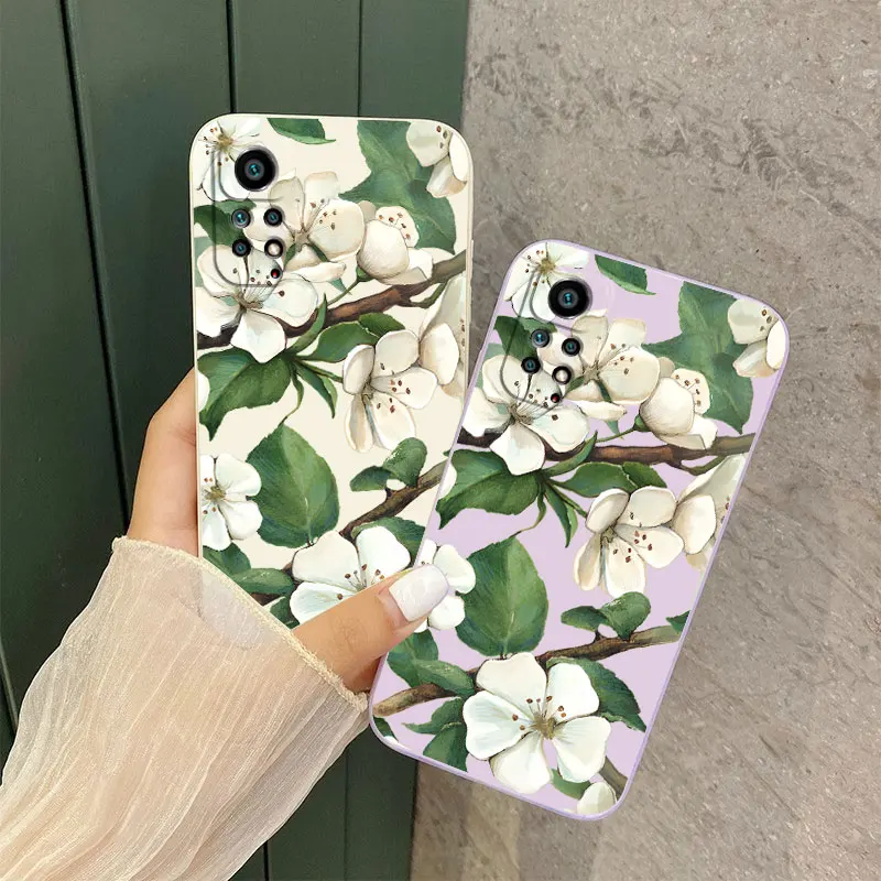 Green Leafy Jasmine Phone Case Cover