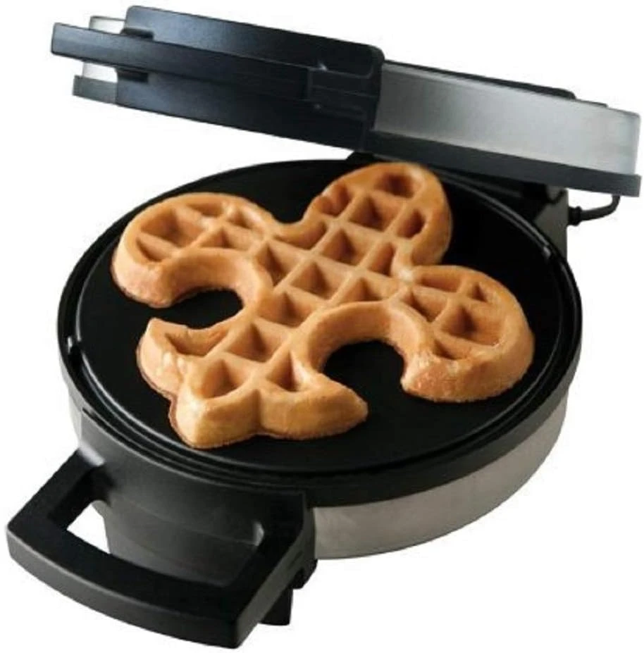 

De Lis Belgian Waffle Maker | Non-stick Waffle Iron | Works Perfectly for Chaffles, Gluten Free or Paleo Pancake And Waffle