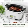 Slow Cooker 6QT, Dishwasher Safe Lid & Removable Crock, Elite 8 - in -1 Programmable Ceramic Nonstick Multi Electric Slow Cooker 6