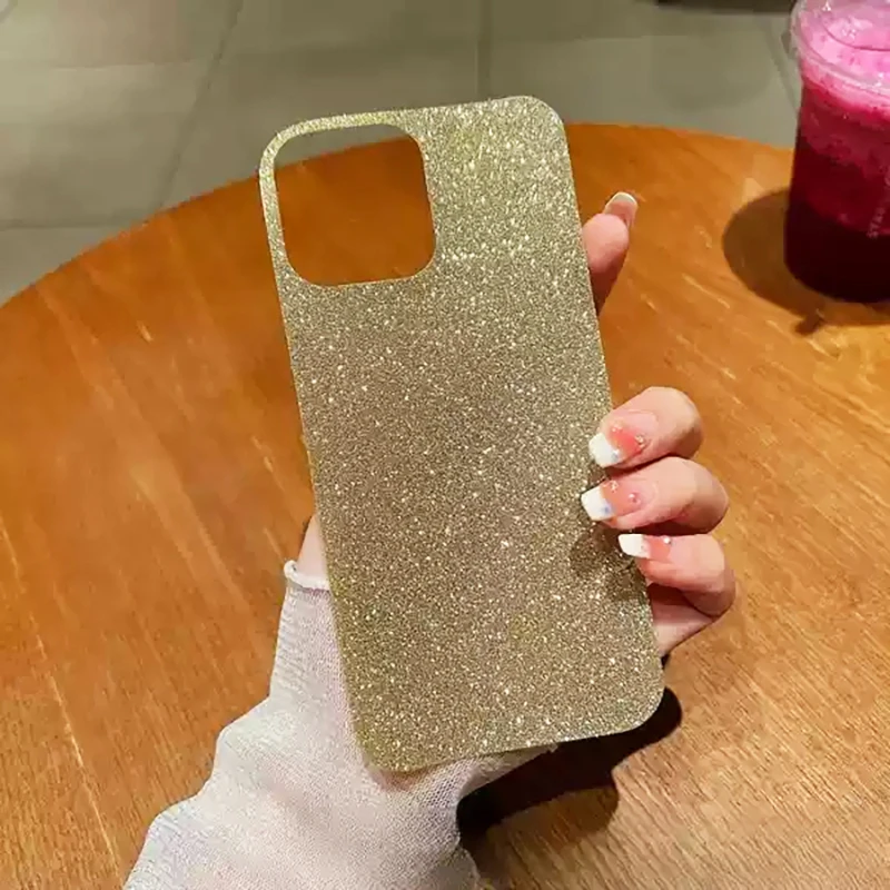 Luxury Glitter Phone Case DIY Kit with Flash Stickers - Thin and Stylish Accessory