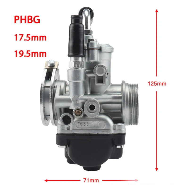 

Motorcycle Carb Carburetor For Racing Aprilia RS50 47cc 49cc motorcycle carburetor PHBG 17.5mm 19.5mm