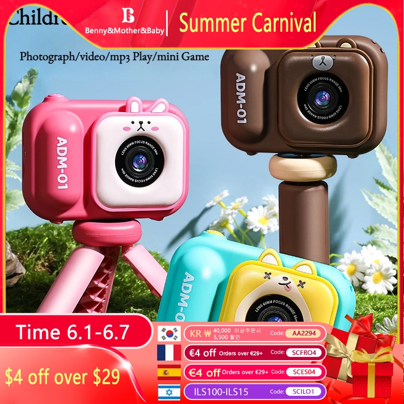 tiny-kids-camera-with-32gb-sd-cardrechargeable-kid-photographyideal-as-birthday-or-children's-day-present-for-kid-aged-6-to-12