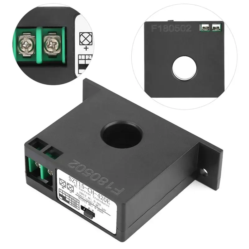 AM-For 자동 제어 시스템 AC 전류 센서 송신기 4-20Ma SZT15-CH-420E AC 전류 변환기