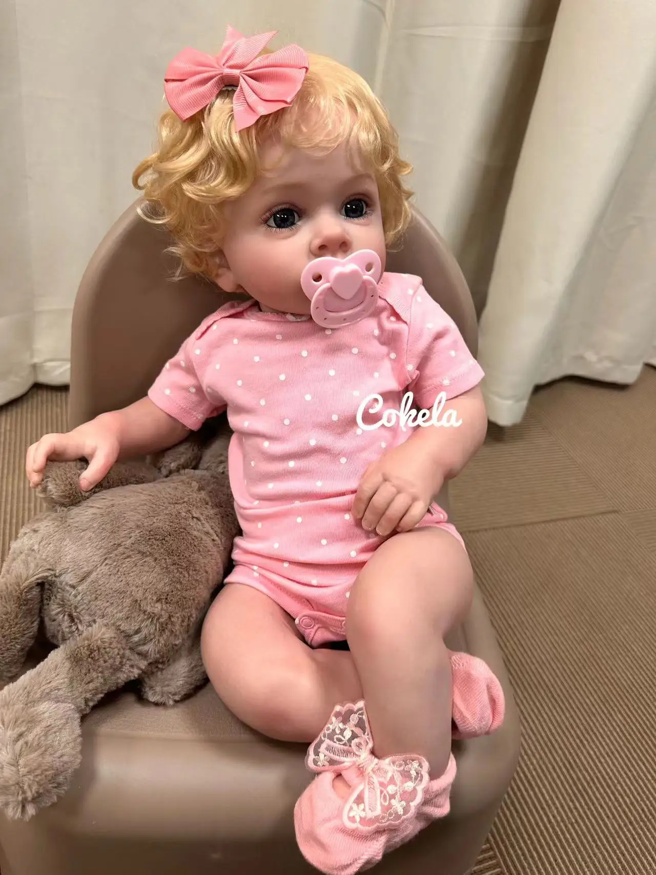 Reborn Baby Newborn 19 inch bebe reborn de silicone sólido molinho  ตุ๊กตายาง18 3D Skin Visible Veins Collectible Art Doll - AliExpress