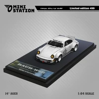 Mini Station 1:64 RWB 964 Ducktail SAMURAI limited499 Diecast Model Car 2