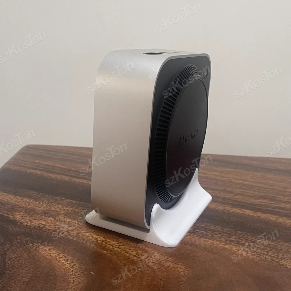 Vertical Stand for Mac Mini M4 Desktop Computer 3D Printing Accessories for Mac Mini M4 Pro PC Multi-Function Holder