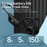 Real Bone Conduction Earphones With TF Card Sport Wireless Earphone Bluetooth-Compatible Headset Hands-free With Mic For Running - Image 5