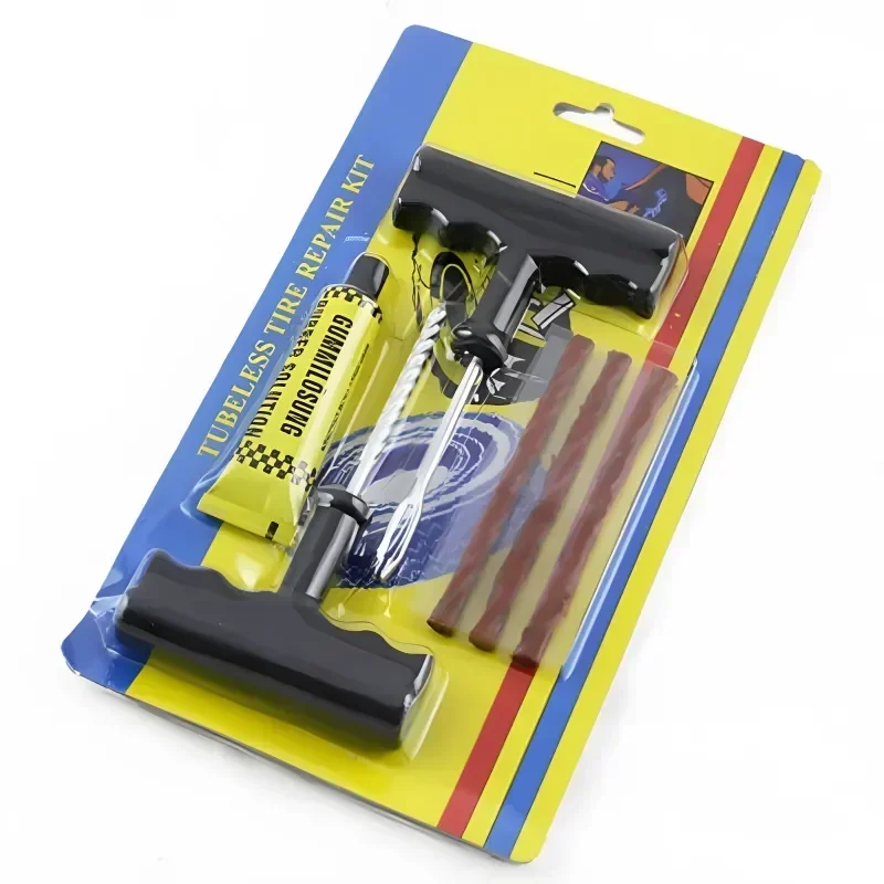 

Car Tire Repair Tool Tire Repair Kit Studding Tool Set Auto Bike Tubeless Tire Tyre Puncture Plug Garage Car Accessories