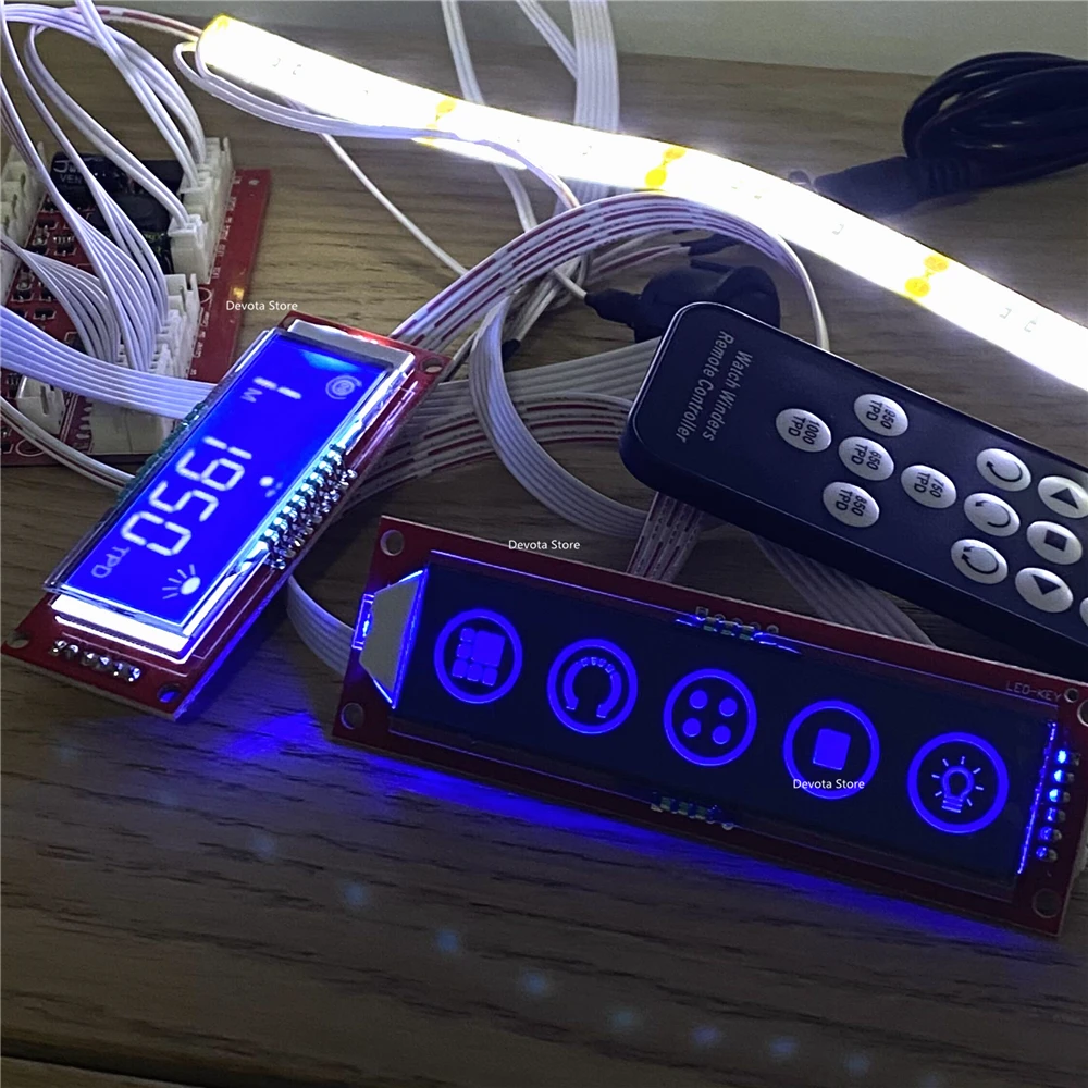 一琉貿易ZNND Automatic Watch Winder 4 LCD Touch Screen Display Remote