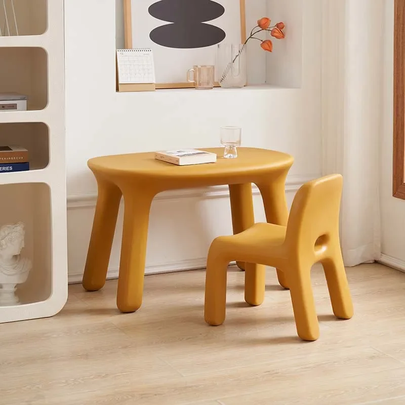 Kindergarten Plastic chair for kids Antislip desk chair for girls Children Portable chairs kids Space saving furniture