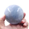 100-800g Natural Blue Celestite Sphere Quartz Crystal Ball Healing 4