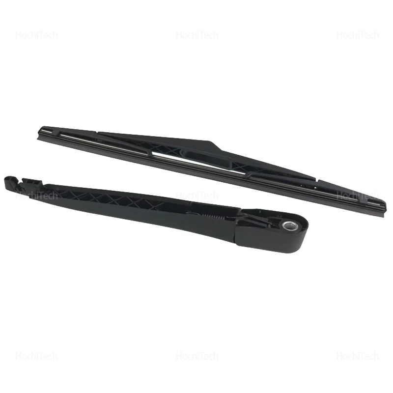 Enhanced Car Rear Windshield Wiper Arm Blade Set - Black Replacement for Hatchbacks and Sedans