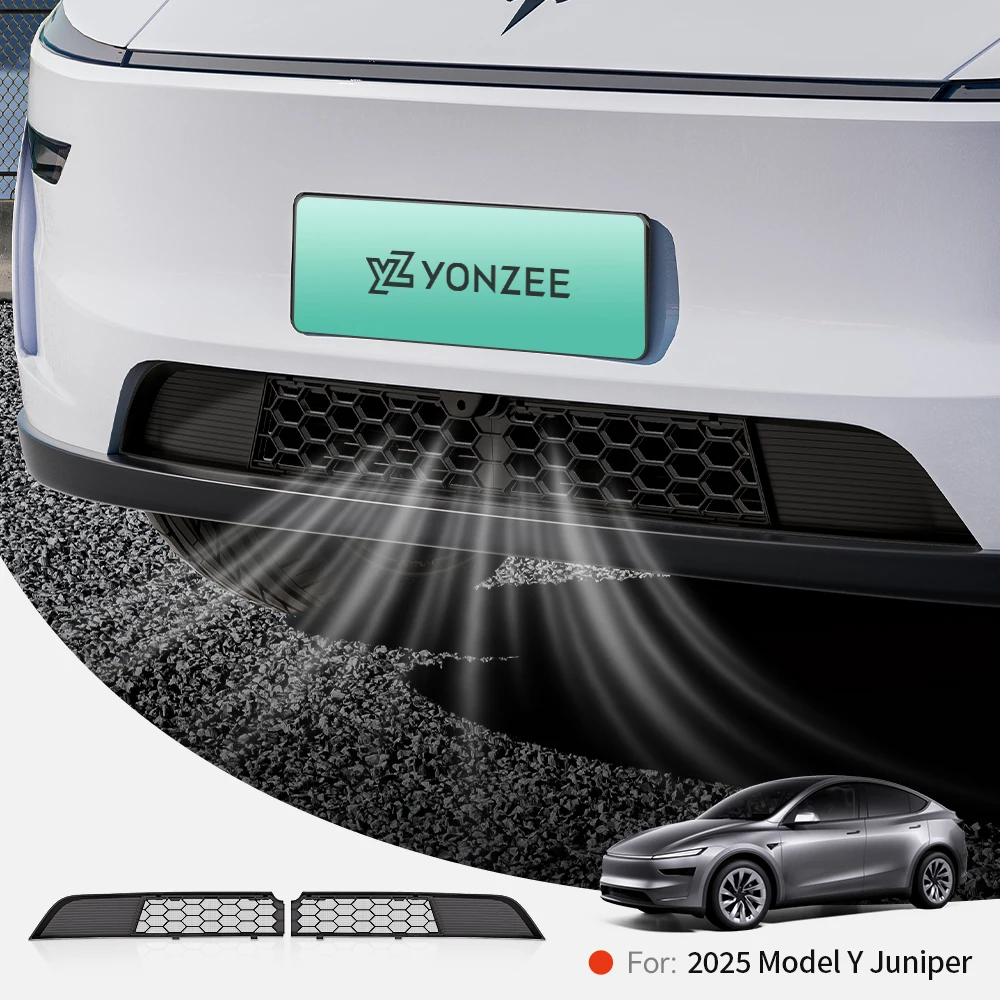 thumbnail image 2 of Tesla Model Y: Air Inlet Protective Cover, Airco Air Intake Vent Grill Cover 609917 1200x 2 of 13
