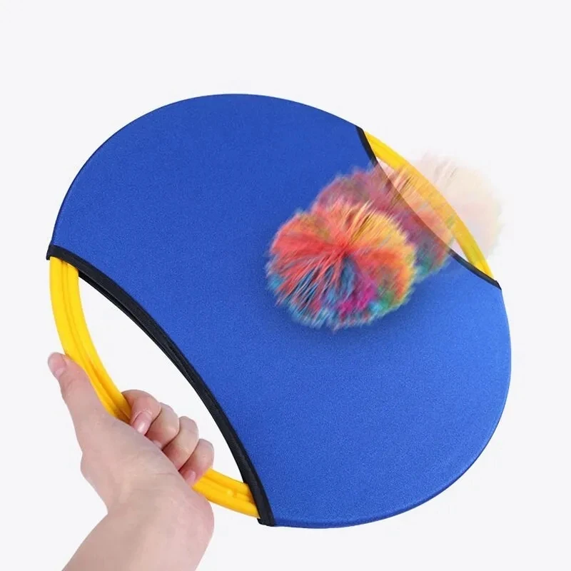 

Bouncing Circle Children Adult Outdoor Interactive Collaboration Game Elastic Disc Paddle Ball Fun Game Throwing Training Toy
