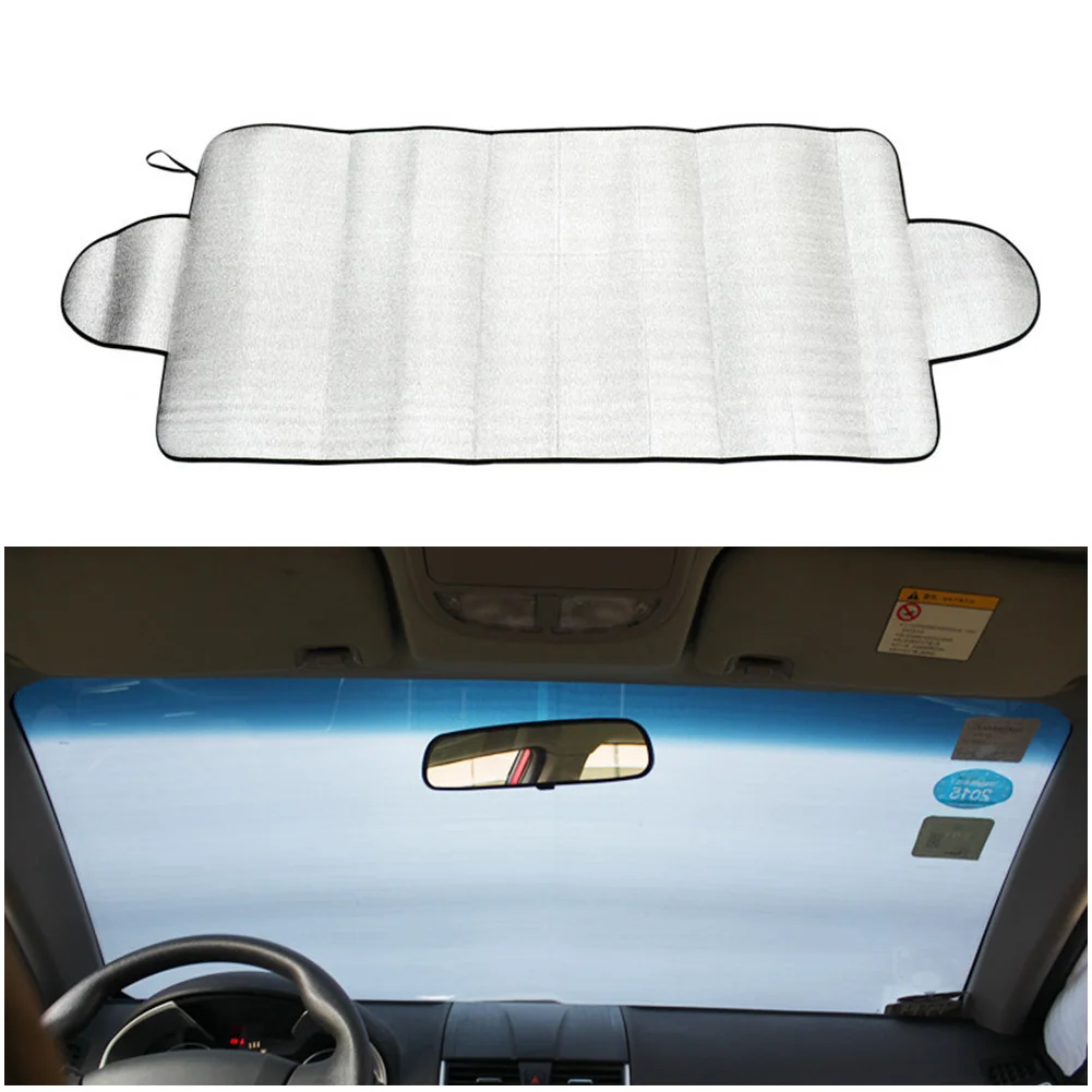 Universal Car Snow Cover Winter Windshield Sunshade Outdoor Waterproof Anti Ice Frost Auto Protector Automobiles Exterior Cover